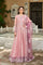 Blush Pink Maxi with Contrast Organza Dupatta